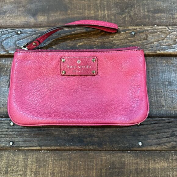 Read* Kate Spade Pink Wristlet Bag 8x 4.5”  **READ** - Picture 1 of 5
